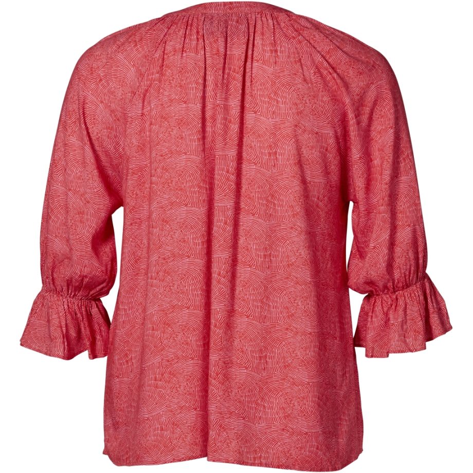 Blouse Ellianna- Rouge red mix