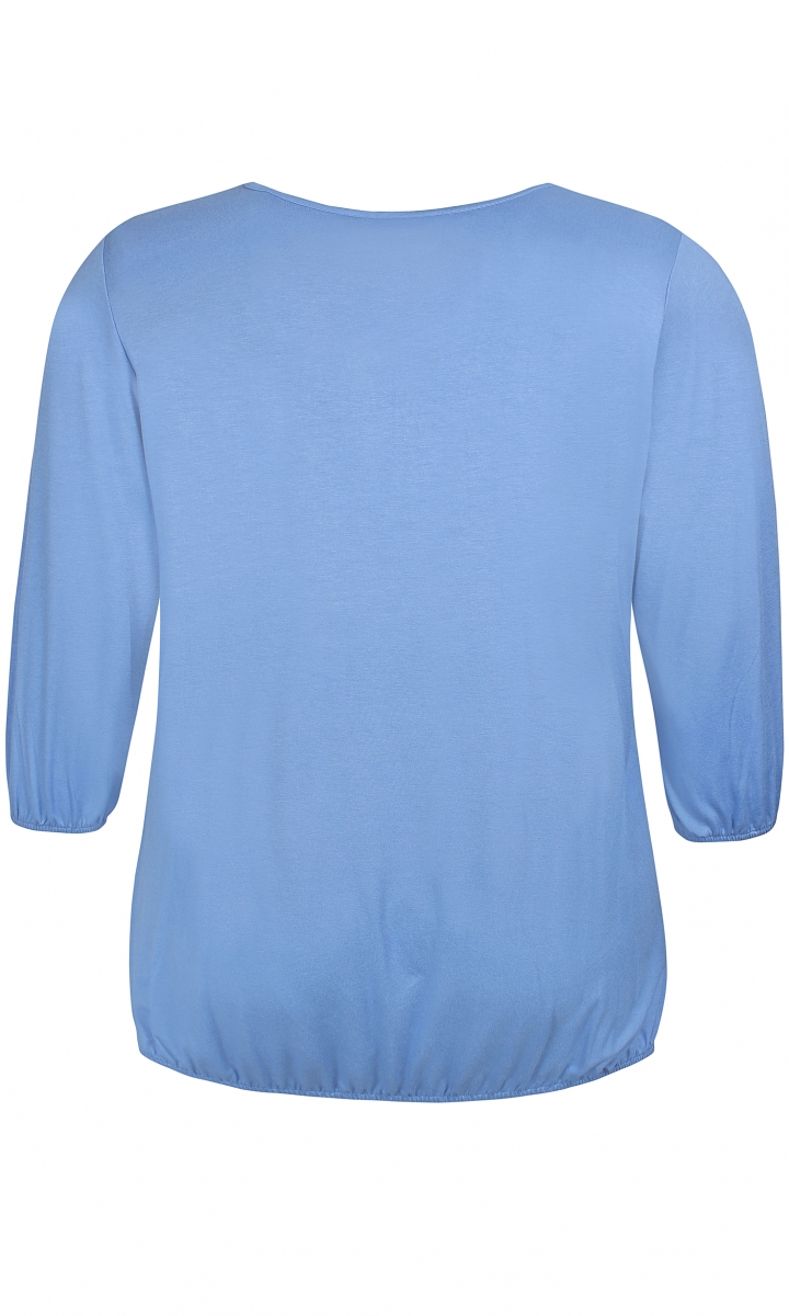 T-Shirt 3/4 Mouw Giro Jeans Blauw