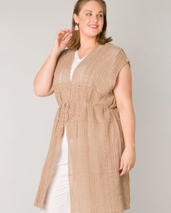Cardigan Laurin Soft-Brown