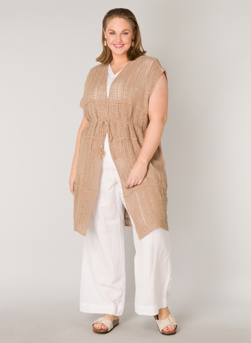Cardigan Laurin Soft-Brown