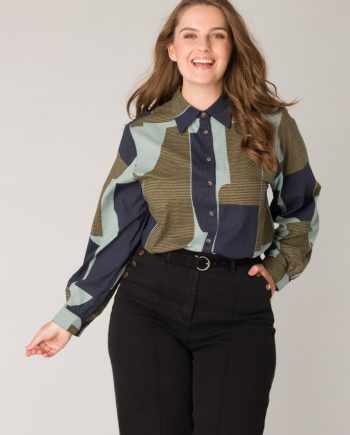 Blouse Nora Army/multi-color