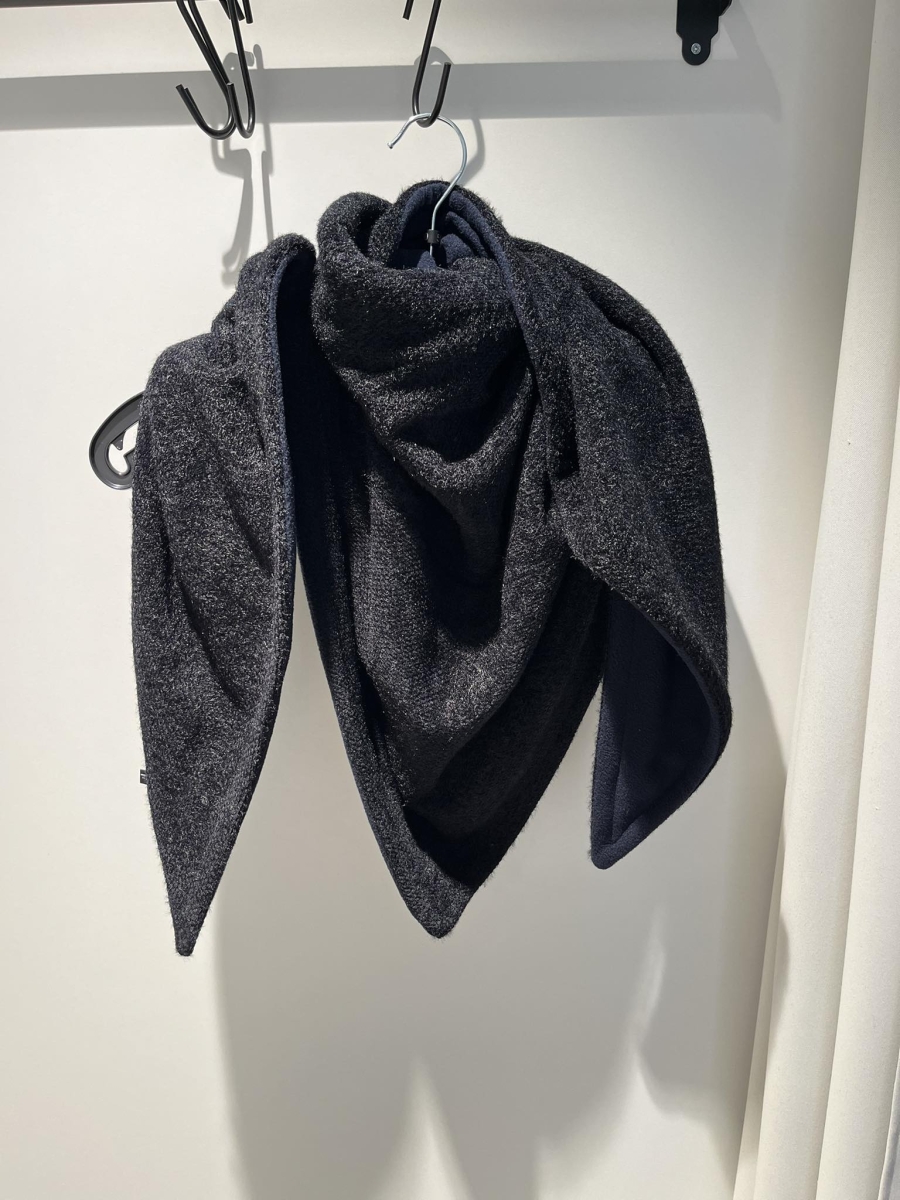 sjaal Fleece/stof Zwart