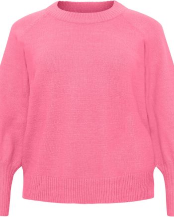 Sweater o neck- Rose Pink