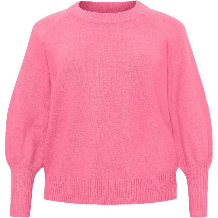 Sweater o neck- Rose Pink