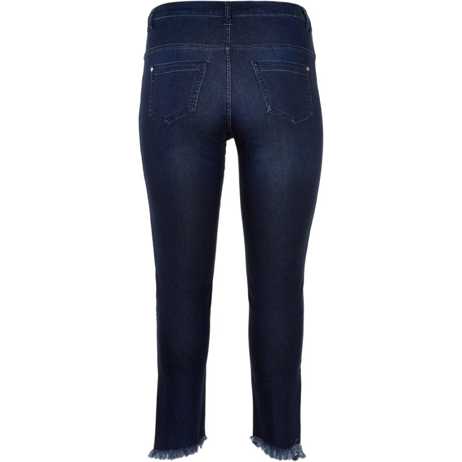 Pants with frings- Dark Blue Carmen length 32"