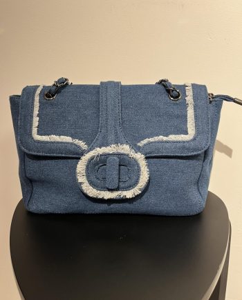 Handtas- Jeansblauw