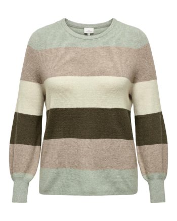 ONLY CARMAKOMA Pullover Carnew Daria- Hedge Green