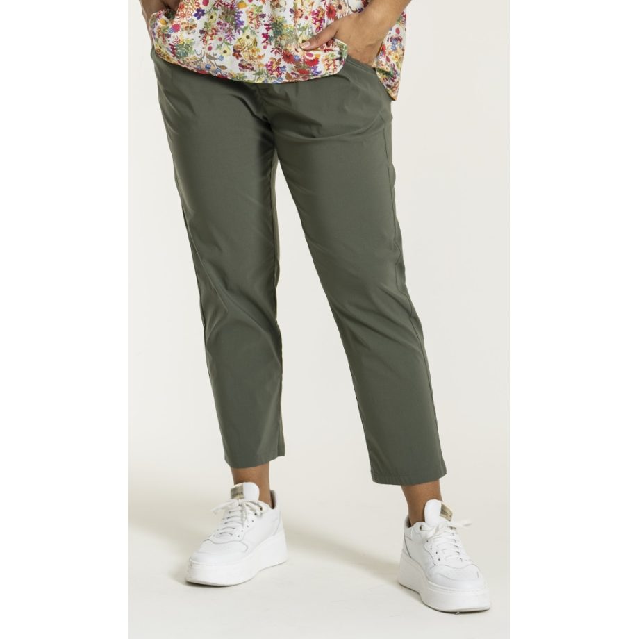 STUDIO broek Sdruna dusty green