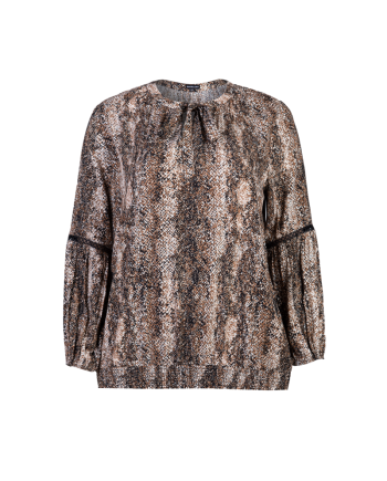 EXXCELLENT Blouse Amy Black/Sand