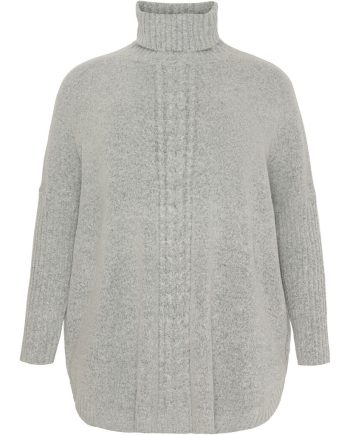 NO.1.BY.OX Poncho Light Grey Melange