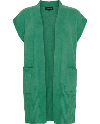 NO.1.BY.OX Cardigan zonder mouw Bottle Green