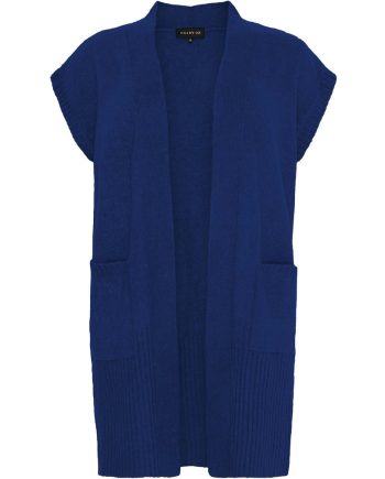 NO.1.BY.OX Cardigan zonder mouw Hot Blue