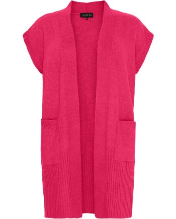 NO.1.BY.OX Cardigan zonder mouw Magenta Pink