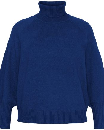 NO.1.BY.OX Pull Rolkraag Hot Blue