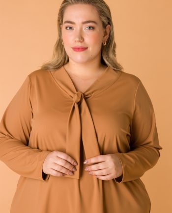 COLLETTA Blouse- Camel