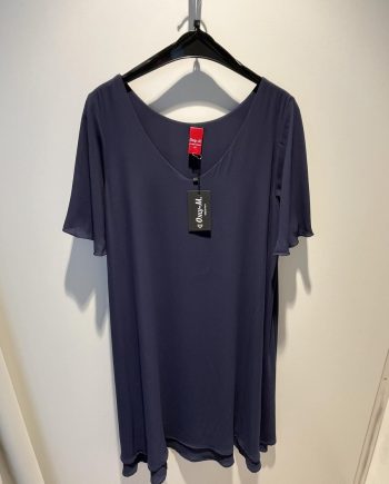 ONLY-M Jurk Zwierig met kapmouw-Navy